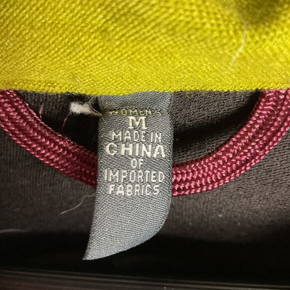 Land Rover Ibex Climawool Womens Full Zip Collared Jacket Black Green Medium - Picture 12 of 16